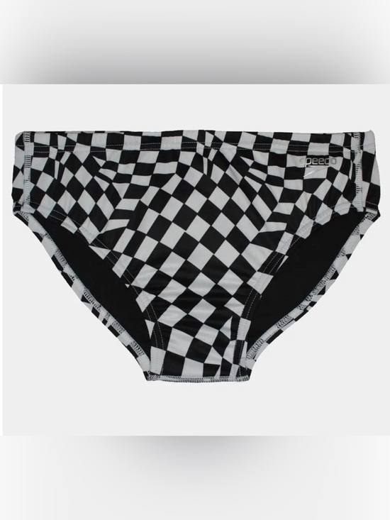 Speedo Other - Speedo Black & White Checkerboard Swim Brief